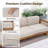 Outdoor Acacia Wood Sofa With Cushions