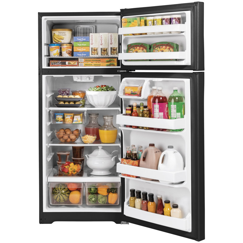28" Top Freezer 17.5 cu. ft. ENERGY STAR Refrigerator , Black