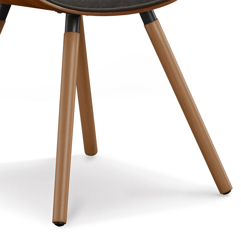 Chaise d'appoint Marana, Noir