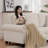 Modern Convertible Sleeper Sofa With Nailhead Trim