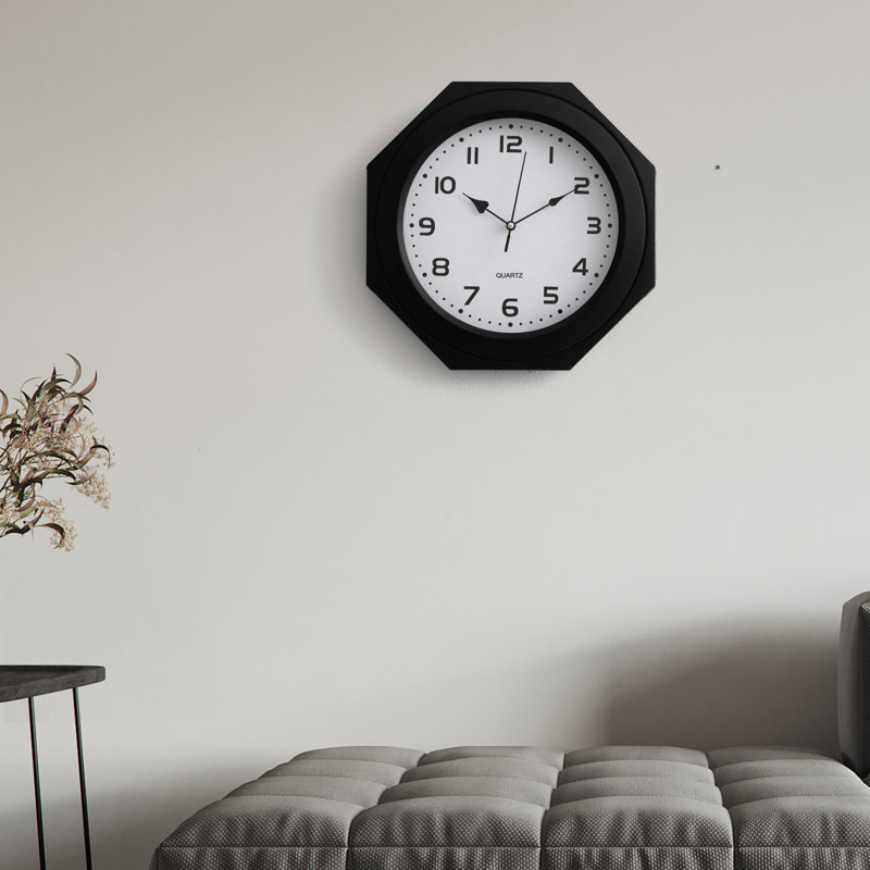 Clift Wall Clock, Black