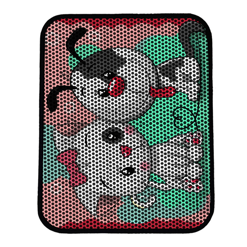 Tapis pour litière de qualité supérieure, 18 po x 24 po | 50% PVC / 50% polyester, lavable à la machine et passer l'aspirateur | Conception durable et facile à nettoyer pour les propriétaires d'animaux de compagnie | Protégez vos planchers des dégâts de la litière