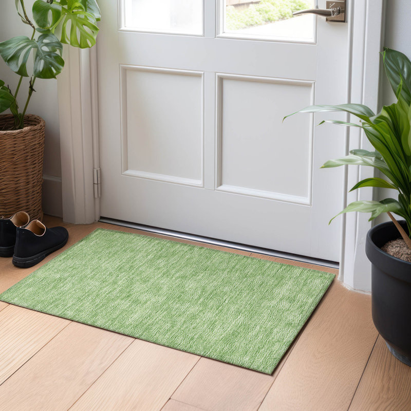 Tapis intérieur / extérieur lavable à la machine Chayden ACN1057, Rectangle 1 pi 8 po x 2 pi 6 po