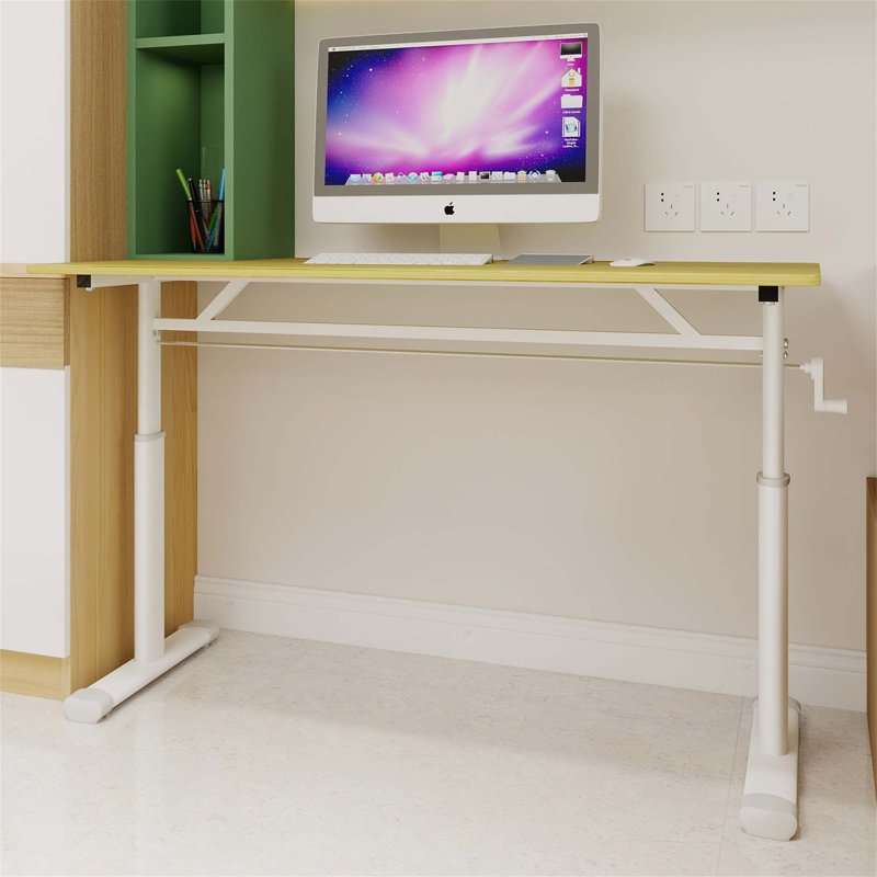 Bureau d'étude réglable pour enfants et adultes - Bureau multifonctionnel réglable en hauteur pour la maison / le bureau, conception compacte
