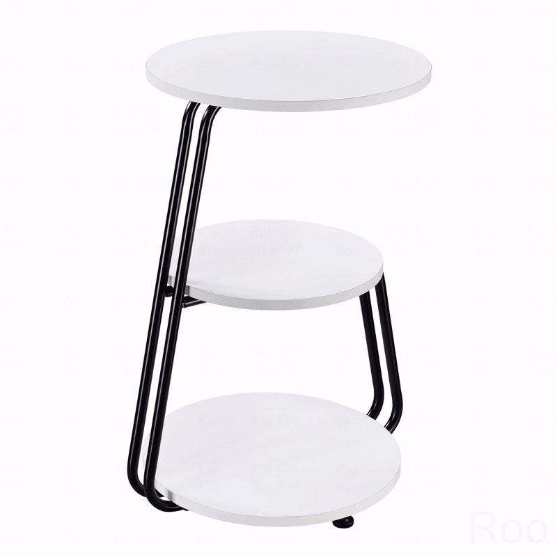 3-Tier Round Accent Side Table