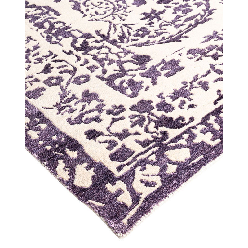 Overdyed One-of-a-Kind 8' 1" X 10' 0" Hand Knotted Area Rug