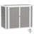 Trash Can Shed 5 ft. W 2 ft. D Polypropylene Garbage Shed-110188666