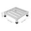 2 tablettes en acier inoxydable