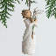 11.5cm Resin Hanging Figurine Ornament