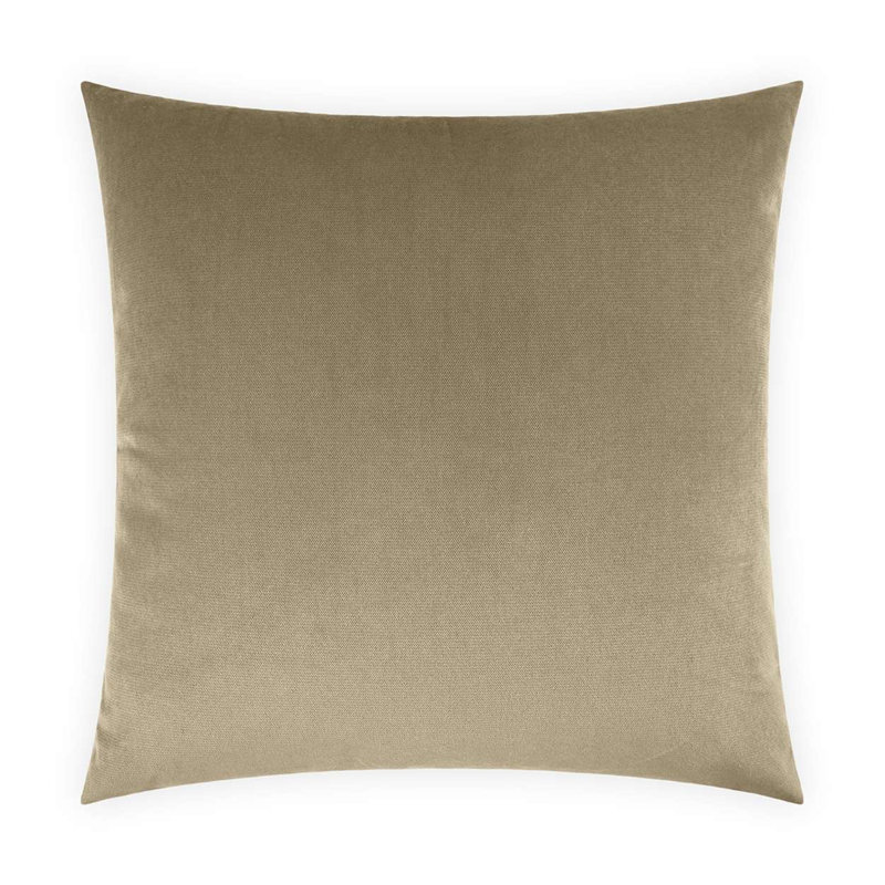 Belvedere Reversible Throw Pillow, Driftwood, Square 20"
