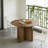 Delmon Dark Walnut Round Dining Table