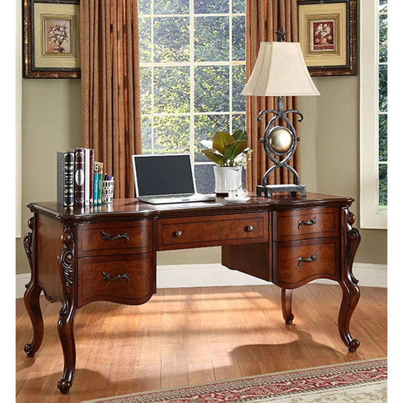 American Vintage Solid Wood Computer Desk