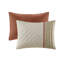 Ensemble d'édredon à rayures colorées 7 pièces avec coussins décoratifs Jenson-1197324836-1197324835