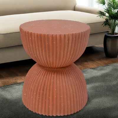 Concrete Top End Table