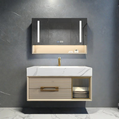 Armoire de salle de bain simple, moderne et intelligente