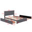 Grand lit plateforme tapissier avec tiroirs et lit gigogne-117902268