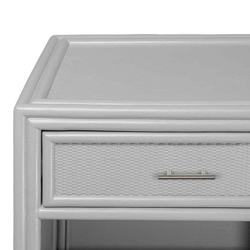 Aruba 28'' W Nightstand, Light Gray