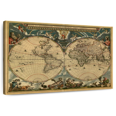 Carte du monde Aliaz des années 1600