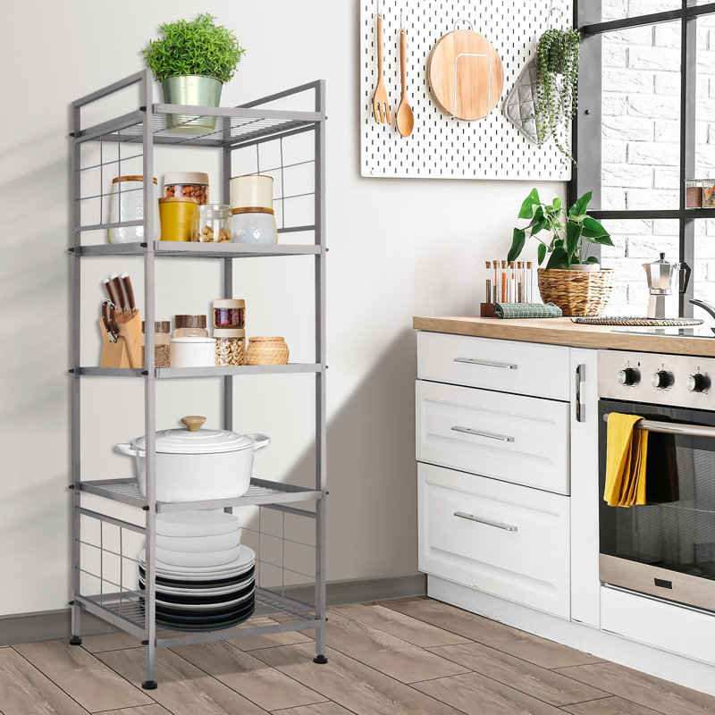 Natanel 16.9'' W Metal Shelving Unit