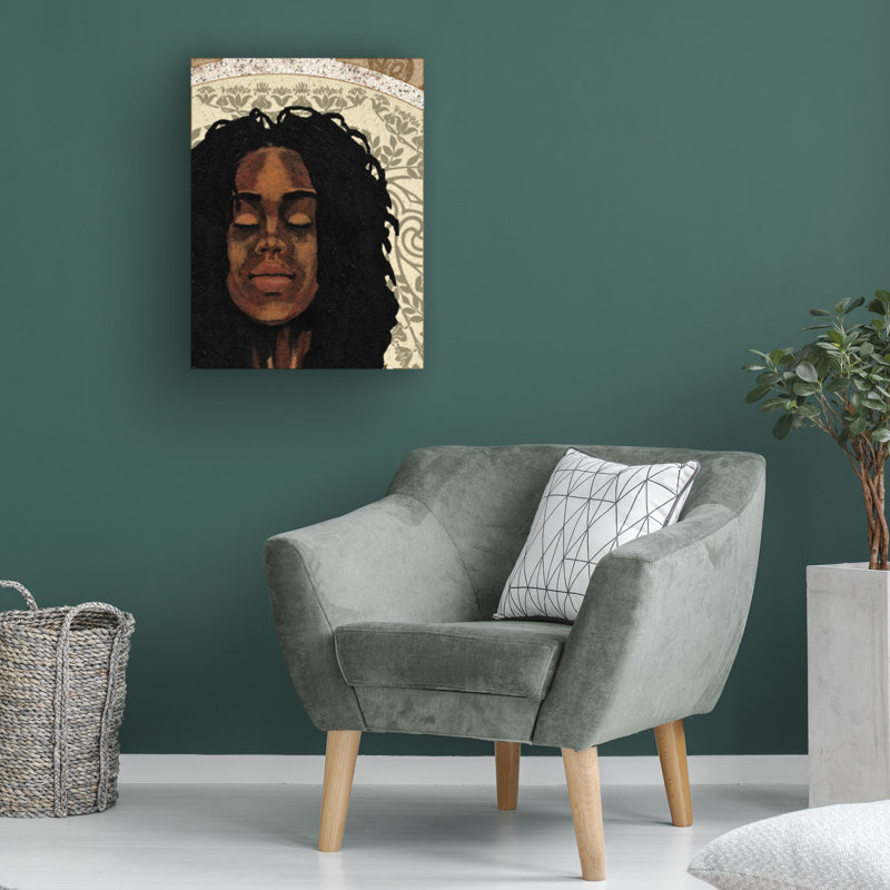 "Expressions I" par Alonzo Saunders sur toile, H 19 po x l 14 po