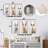 Minimalism Beige Antelope Ibex - Antelope Metal Wall Art Set Of 3-1791234450