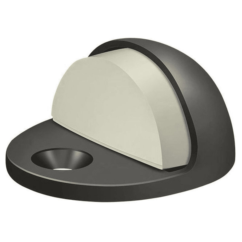 Kick Stop, Oil-Rubber Bronze, 34.92" H x 25.4" W x 25.4" D