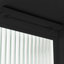 Armoire murale moderne à deux portes avec portes en verre 23,62 po Mendivil avec rangement fermé à deux niveaux, armoire de salle de bain et armoire de cuisine -2055419484