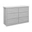 Brannick 46.5" W Handleless 6-Drawer Double Dresser-94481525