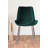 Eubanks High Gloss Double Pillar Dining Table Set with 6 Luxury Velvet Upholstered Dining Chairs-1759052649-1759052640