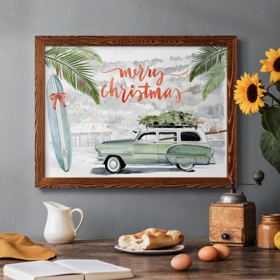 «So Cali Christmas Collection A», peinture sur toile encadrée