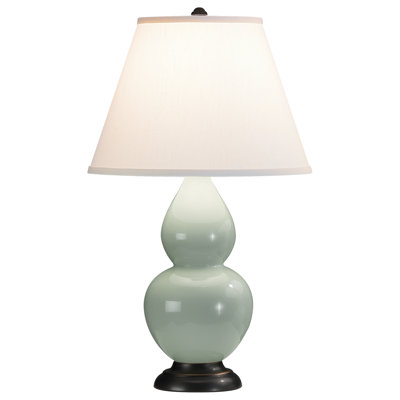 Petite lampe de table à double gourde 22,75 po