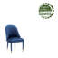 Chaise rembourrée en velours Sudie-2121664682