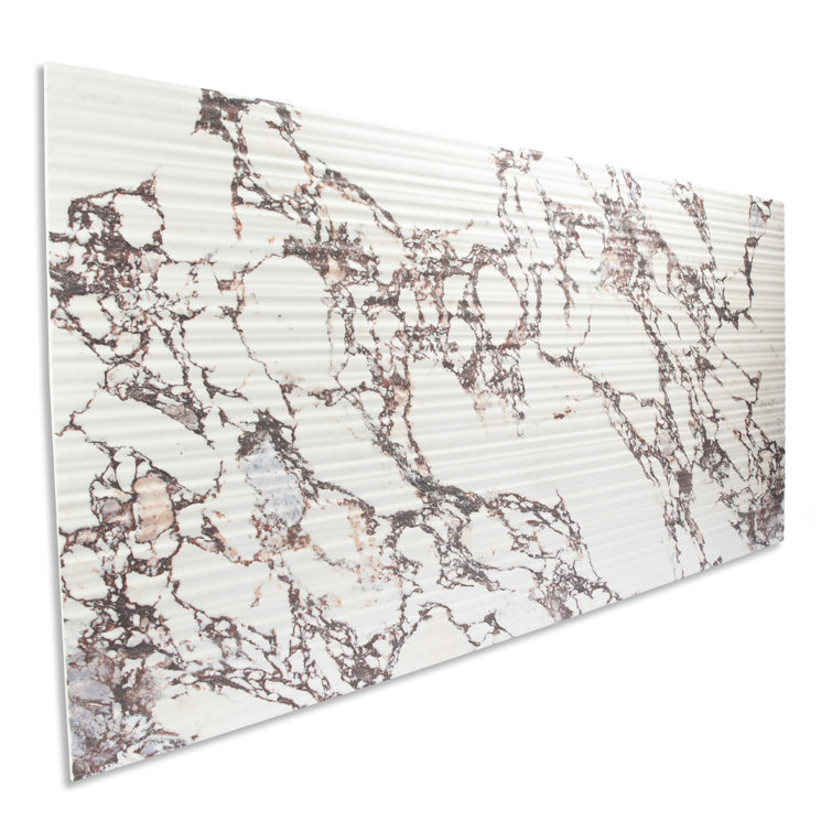Touche Pleated Deco 23-1/2 In. X 47-1/8 In. Porcelain Floor And Wall Tile