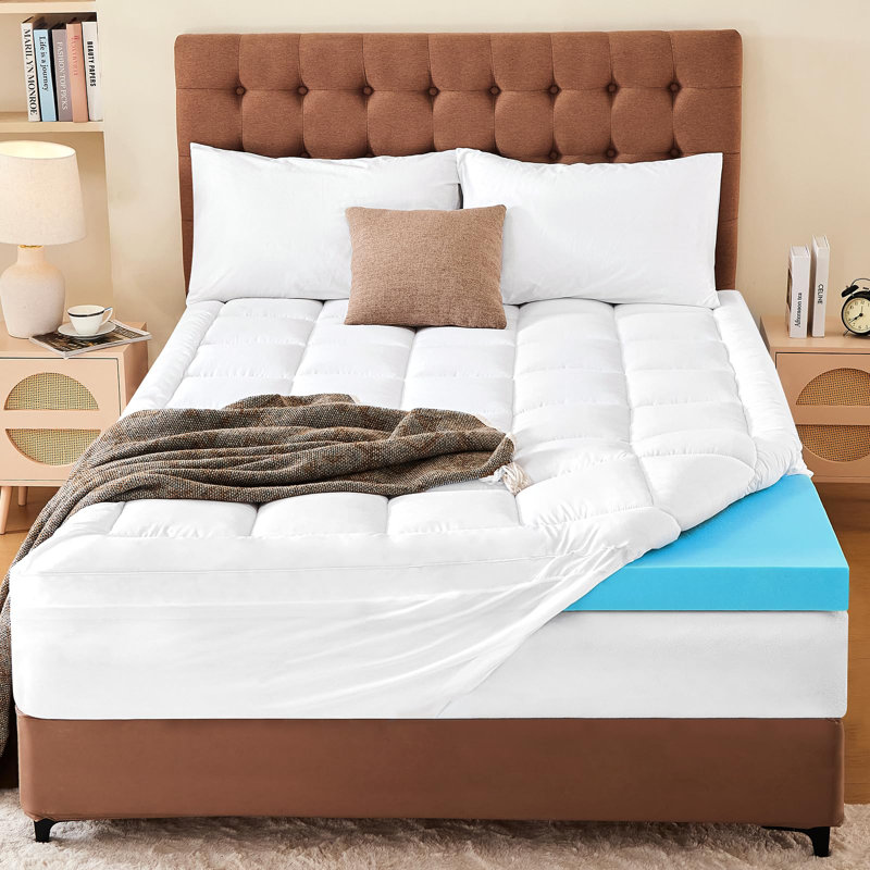 Surmatelas en mousse viscoélastique rafraîchissante Millman, Grand lit