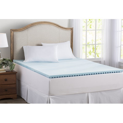 Wayfair Sleep™ 2" Reversible Medium Gel Memory Foam Mattress Topper