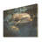Dancing Dolphines - Animals Dolphin On Wood Print-520940268