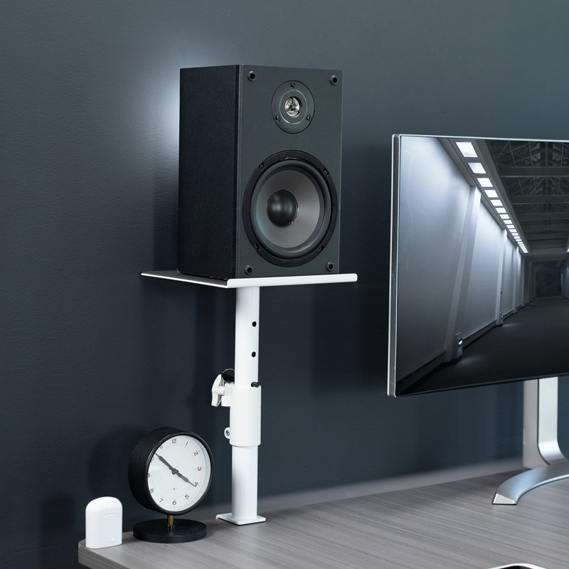 Support pour enceinte de bureau Vivo, Blanc