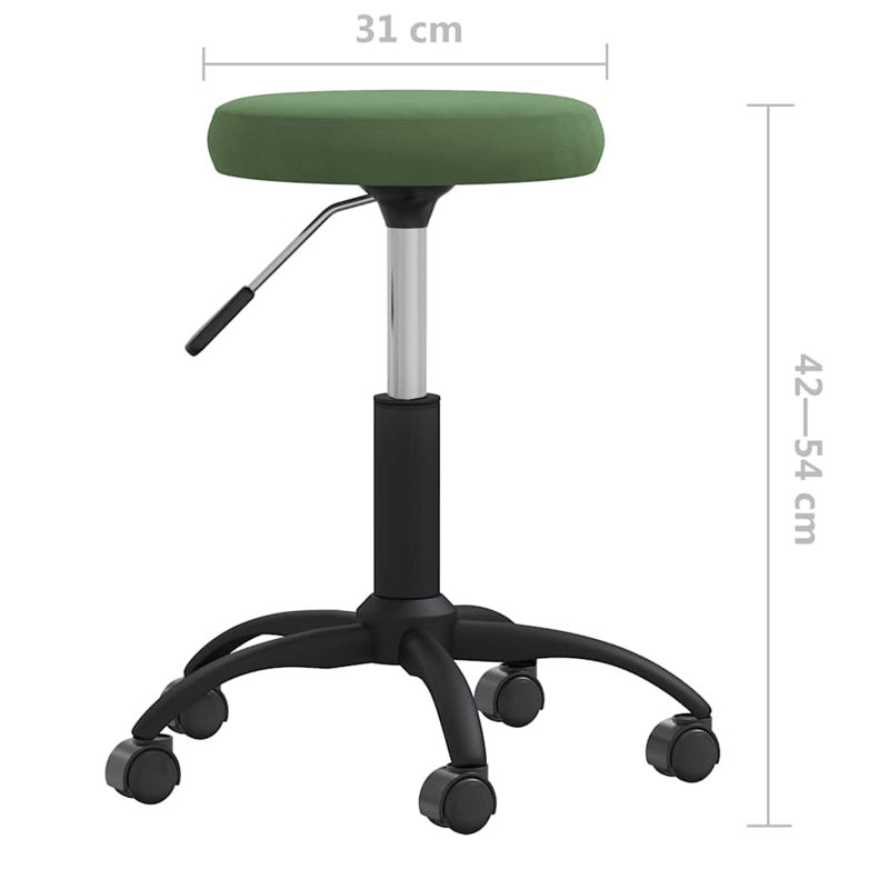 Rebrilliant Office Chair, Dark Green, Dark Green