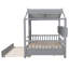 Lit simple en bois avec lit gigogne, conception moderne pour tablettes de nuit avec petite papeterie et décorations-1747312035-1747312033