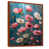 Toile avec cadre flottant brun