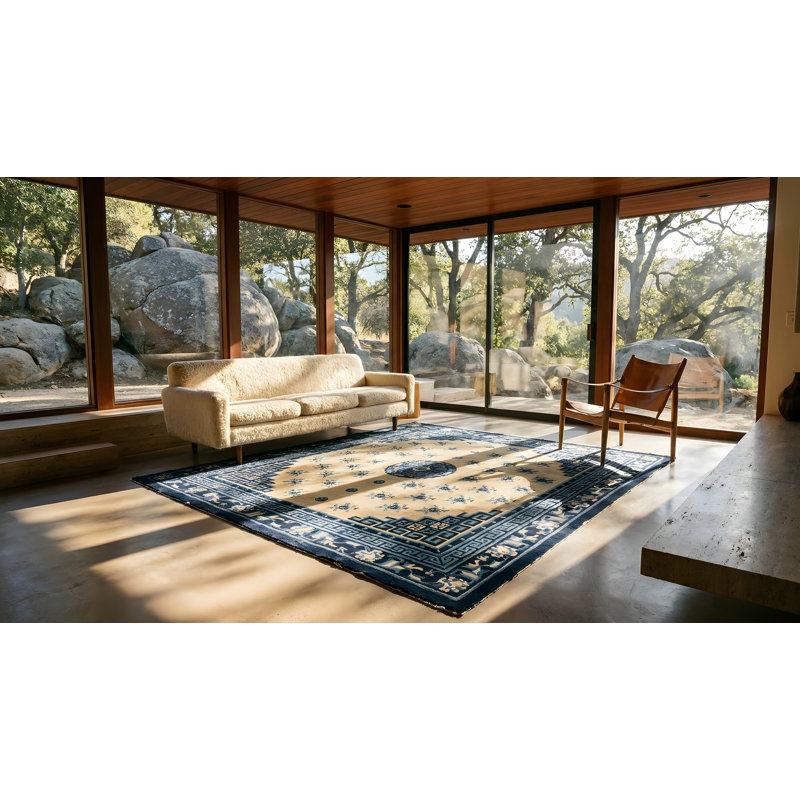Antique Chinese - Baotou 1920s Rug