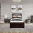Aritra Solid Wood Low Profile Platform Bed with Matching Footboard-609410310-609410308