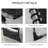 Outsunny Padded Folding Chaise Lounge Chair, Outdoor 6-Level Reclining Camping Tanning Chair With Headrest For Beach, Yard, Patio, Pool