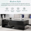 Table basse moderne avec verre trempé-873134331
