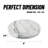 Koville Luxury Marble Granite Cutting Board for Kitchen,Round, 11*11in-115941878