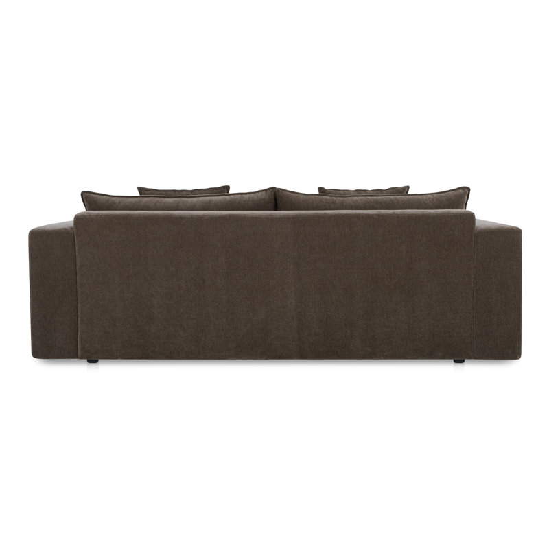 Kiran Sleeper Sofa, Charcoal Velvet