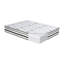 Matelas hybride 12 po en mousse moelleuse de luxe - blanc, housse matelassée respirante, en boîte pour l'élégance-73869552