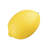 Single Lemon Artificial Fruit