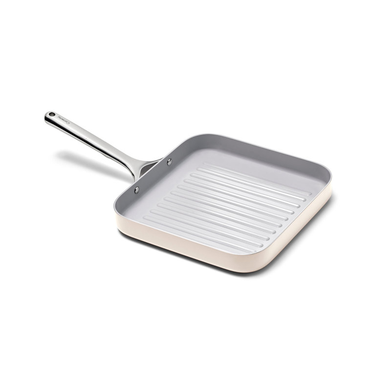 Caraway 11" Square Grill Pan, Cream