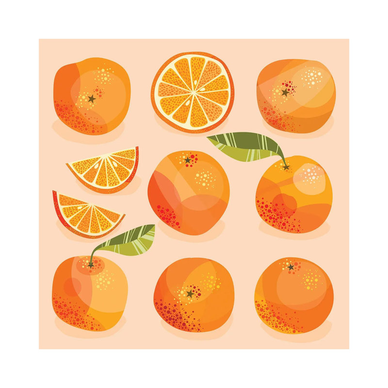 Oranges NSQ83, H 12 po x l 12 po x P 0,75 po